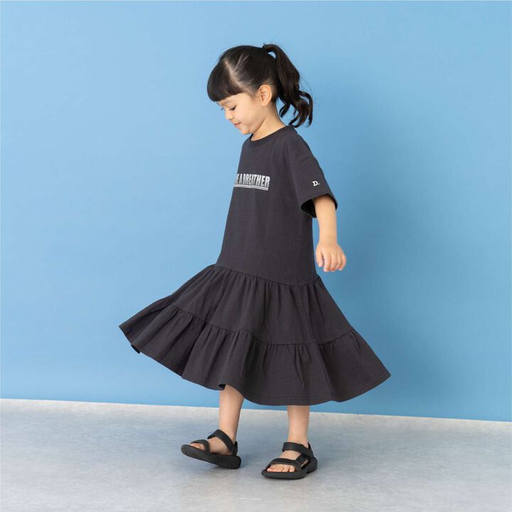 Tiered Tunic One-Piece Dress,Ivory, medium image number 5