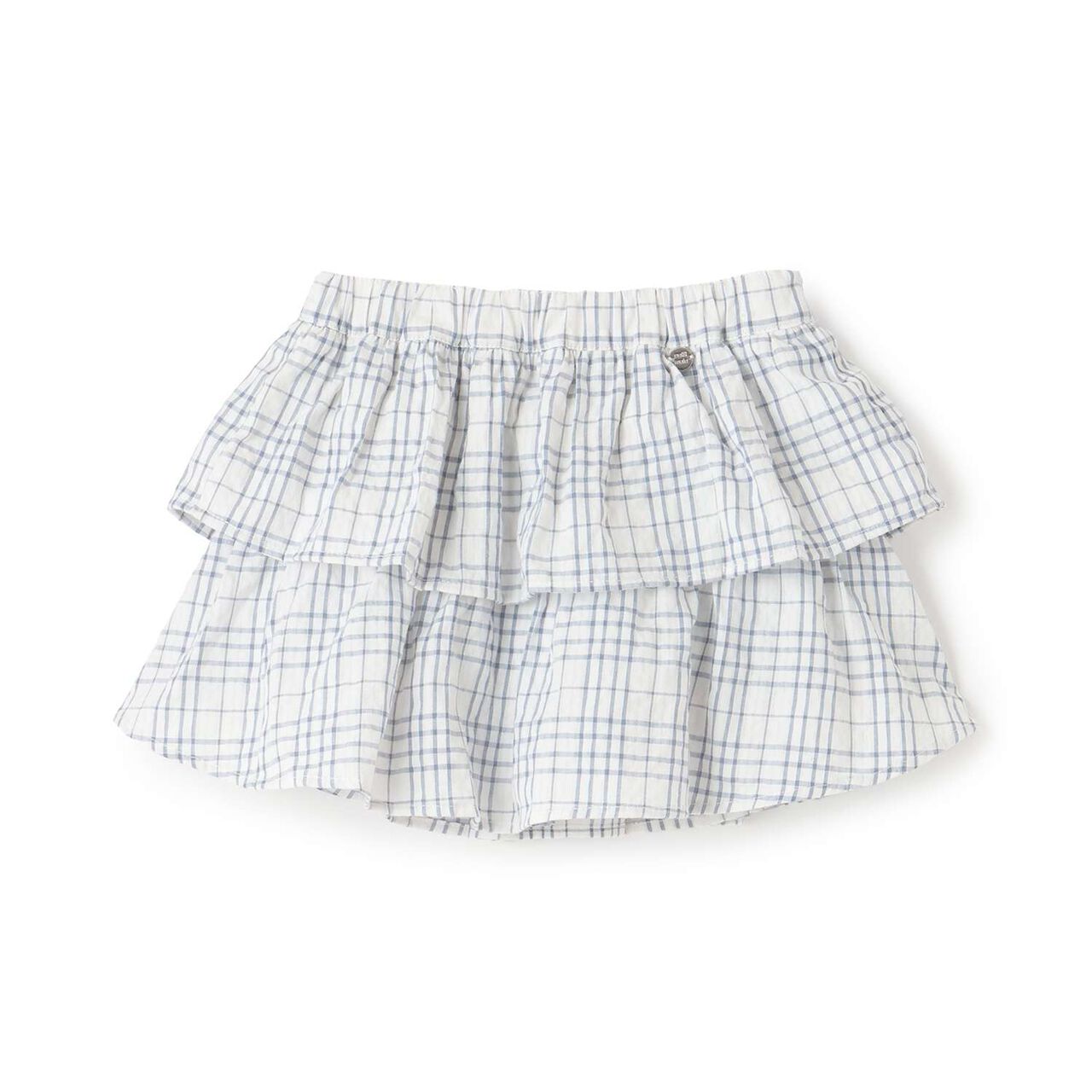 Tiered Skirt with Shorts,Light beige, large image number 7