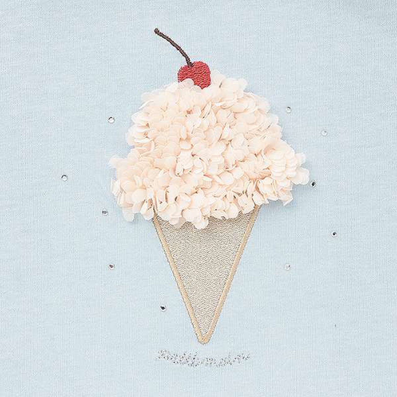 [Anti-stain/Link] Sparkling Motif T-Shirt,Lavender, large image number 11