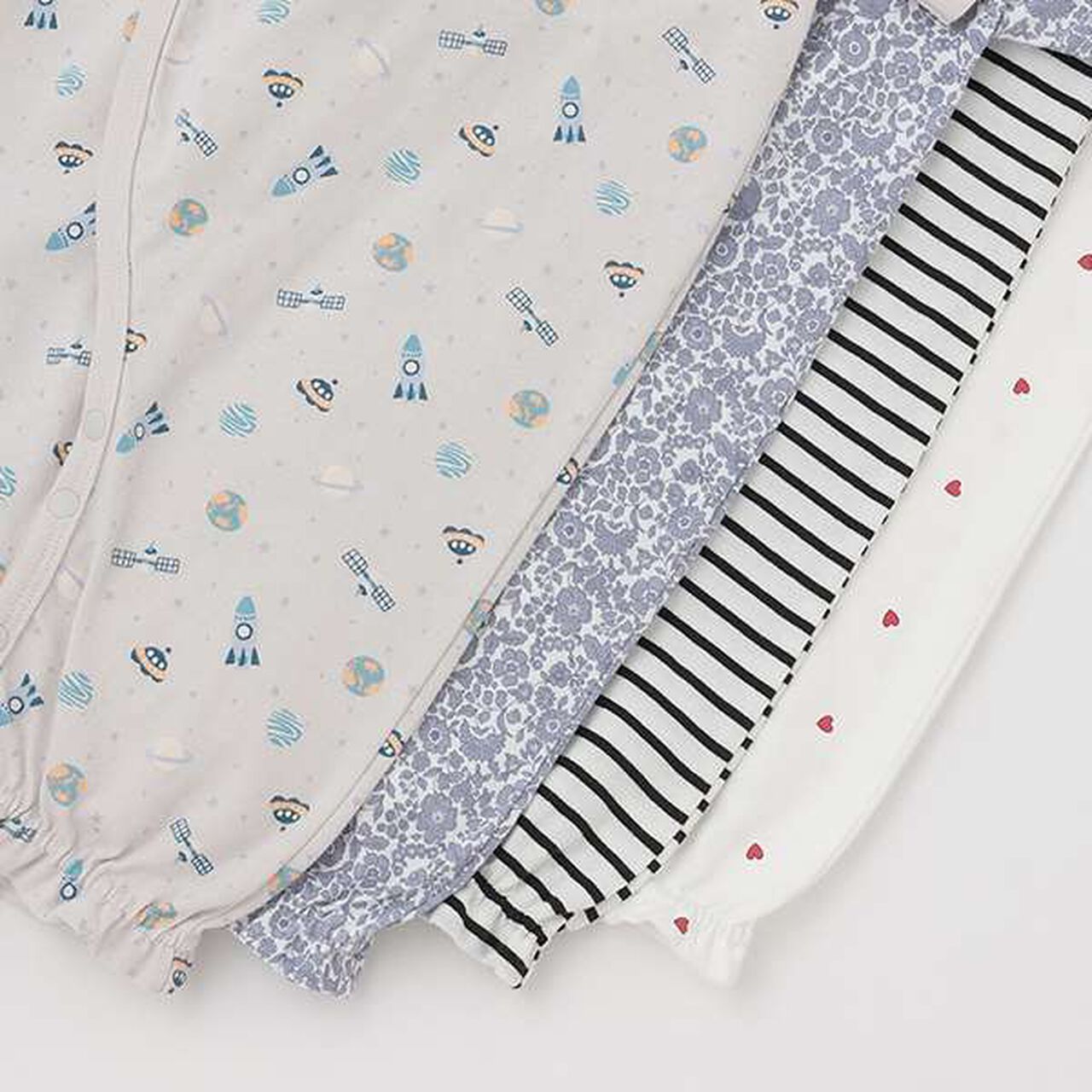 [GOOD PRICE] Short-Sleeve 2 WAY All-in-One,Ivory, large image number 10