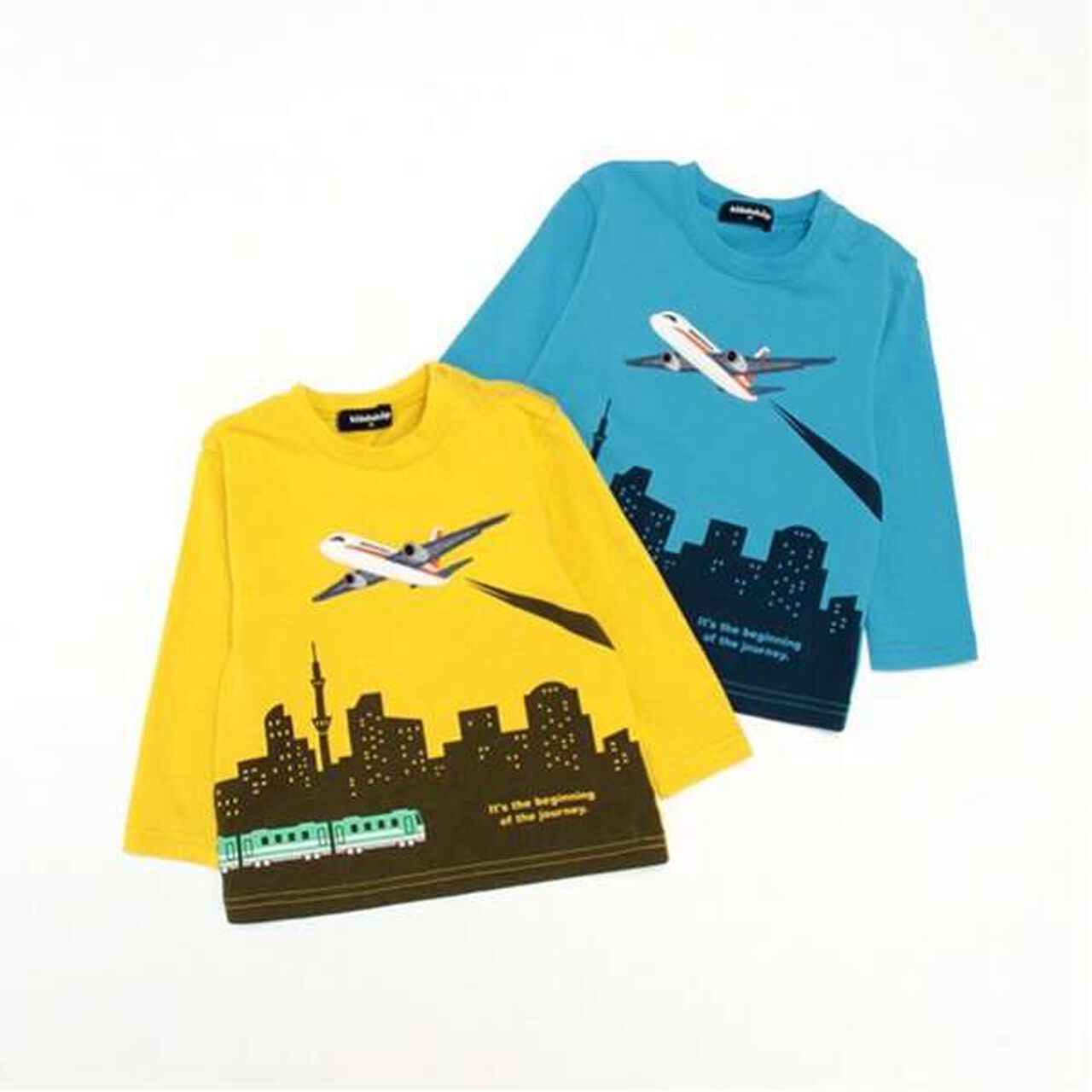 Sky Journey Long-Sleeve T-Shirt,Mustard, large image number 3
