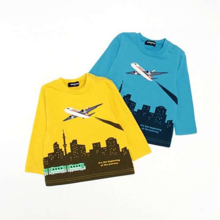 Sky Journey Long-Sleeve T-Shirt,Mustard, medium image number 3