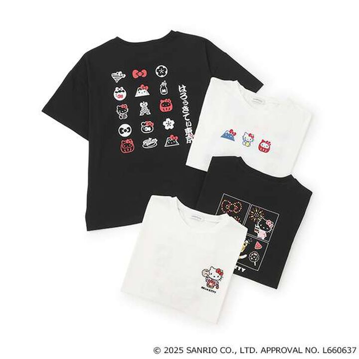 Hello Kitty Japanese Style T-Shirt,Off white, medium image number 9
