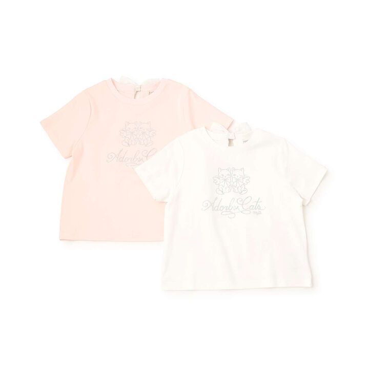 Sparkling Angel Cat T-Shirt,Light pink, medium image number 8