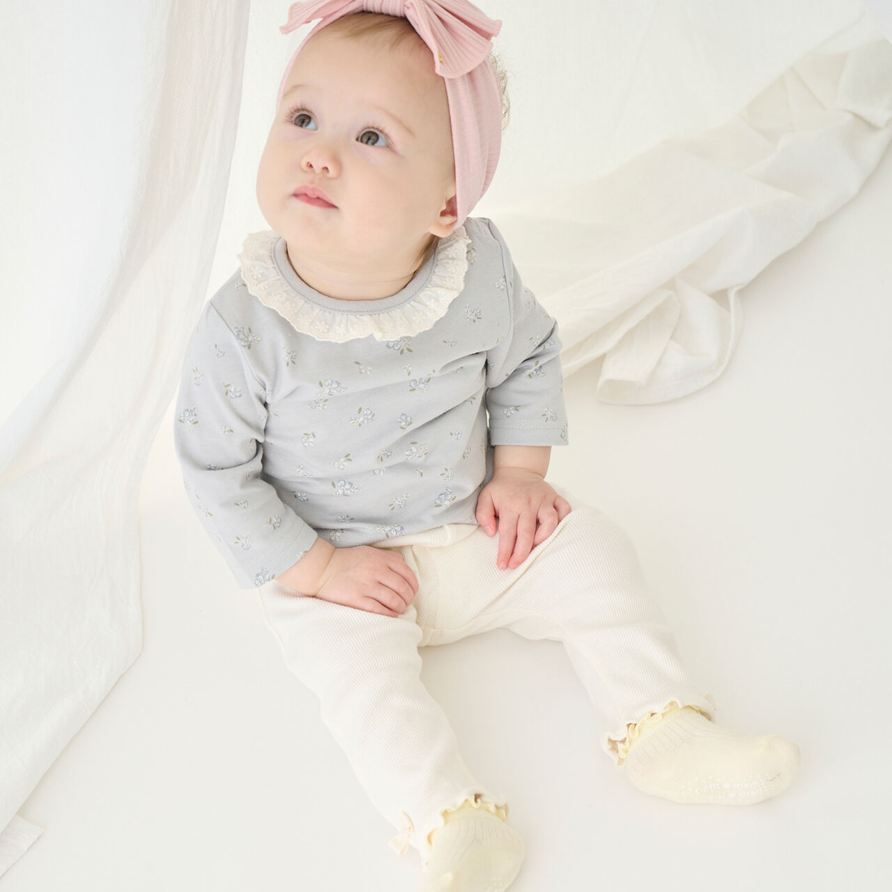 [GOOD PRICE] Hem Ribbon Leggings,Pink, large image number 8