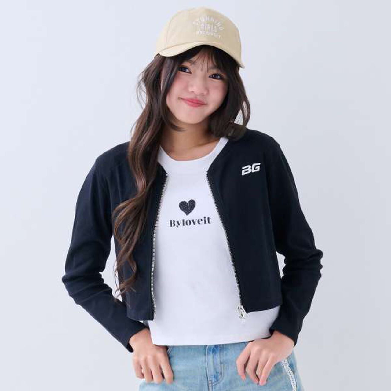 W Zip Tereko Cardigan,Off white, large image number 12