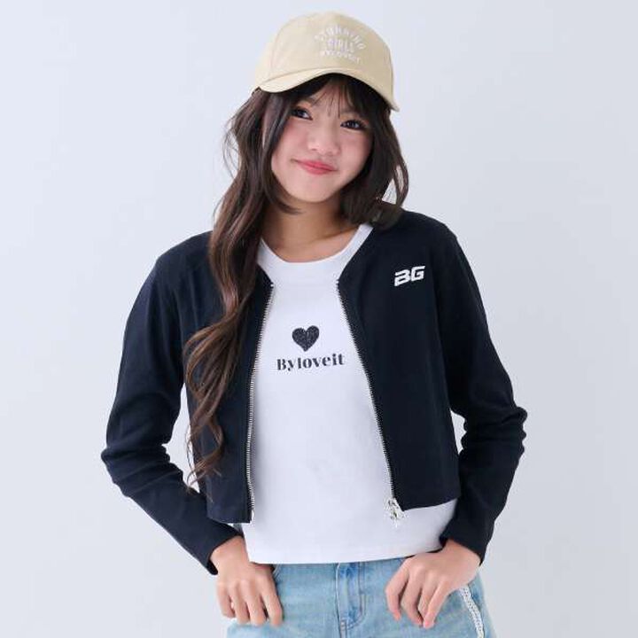 W Zip Tereko Cardigan,Off white, medium image number 12