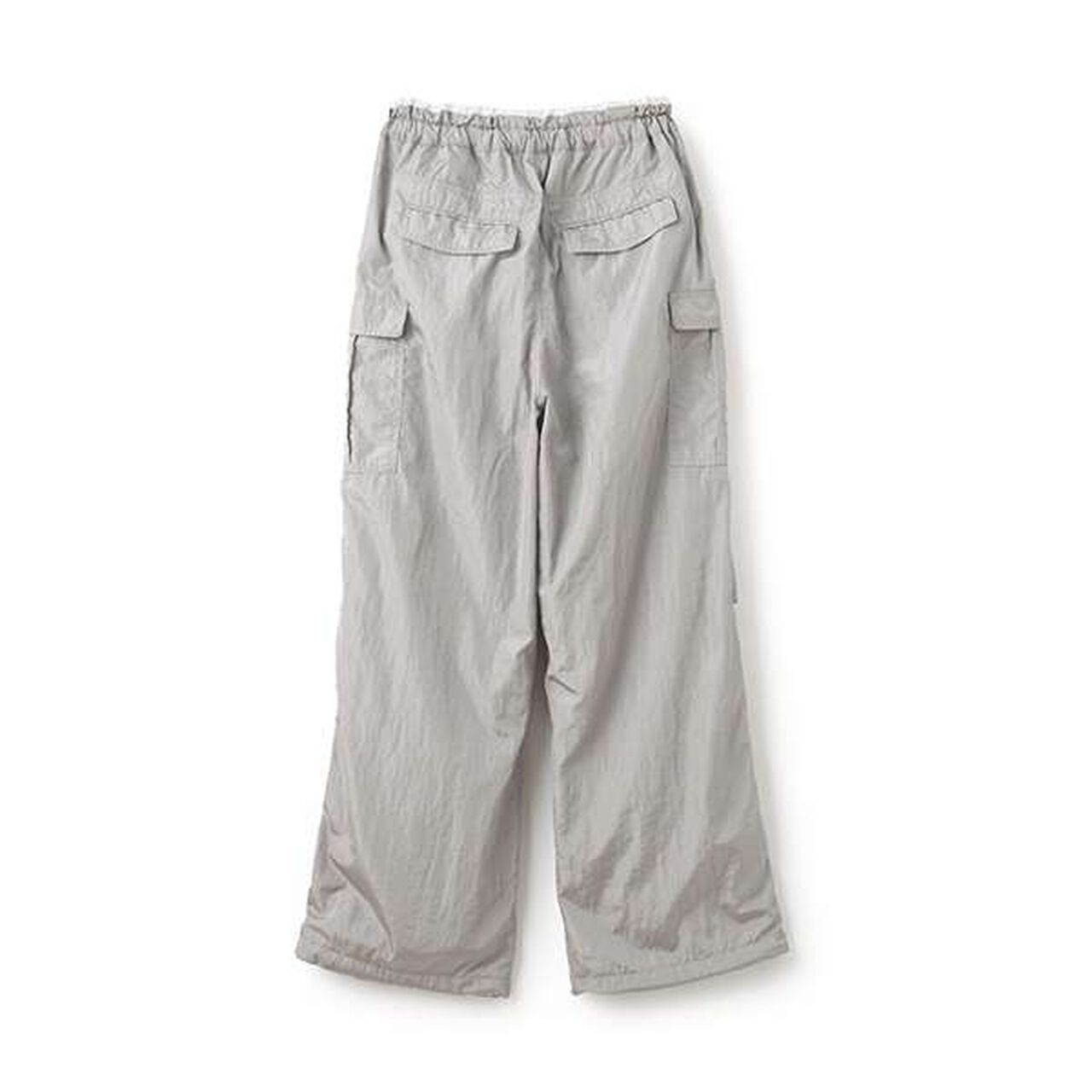 [AMI] Shiny Track Pants,Silver gray, large image number 1