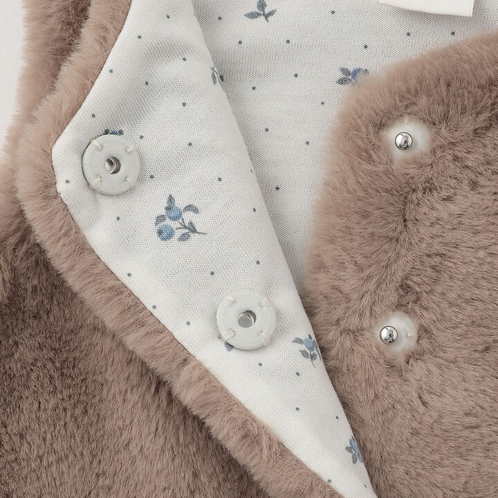 Link - Fur Vest,Ivory, medium image number 6