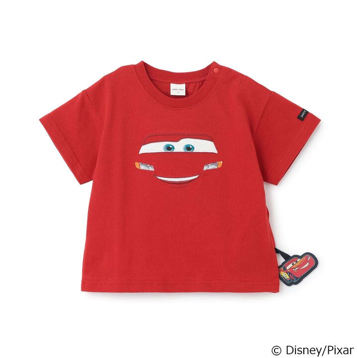 [Disney/Disney Pixar] Cool Touch Baymax / Cars Face T-Shirt,Red, medium image number 0