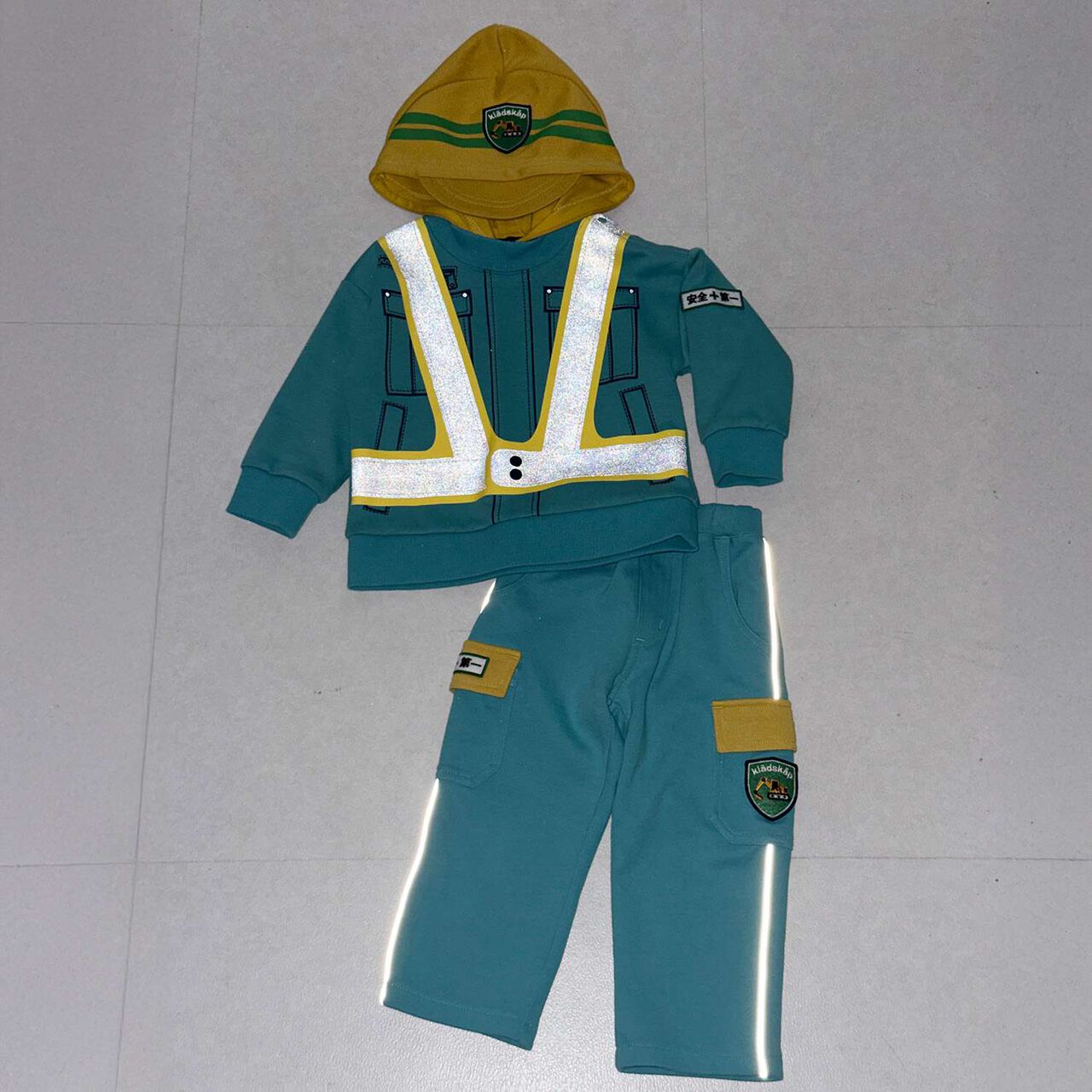 Working Vehicle Long-Length Painter Pants for Dress-Up,Light blue, large image number 7