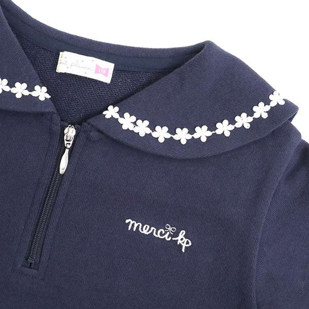 KP Sailor Collar Sweatshirt (100-160),Navy, large image number 2