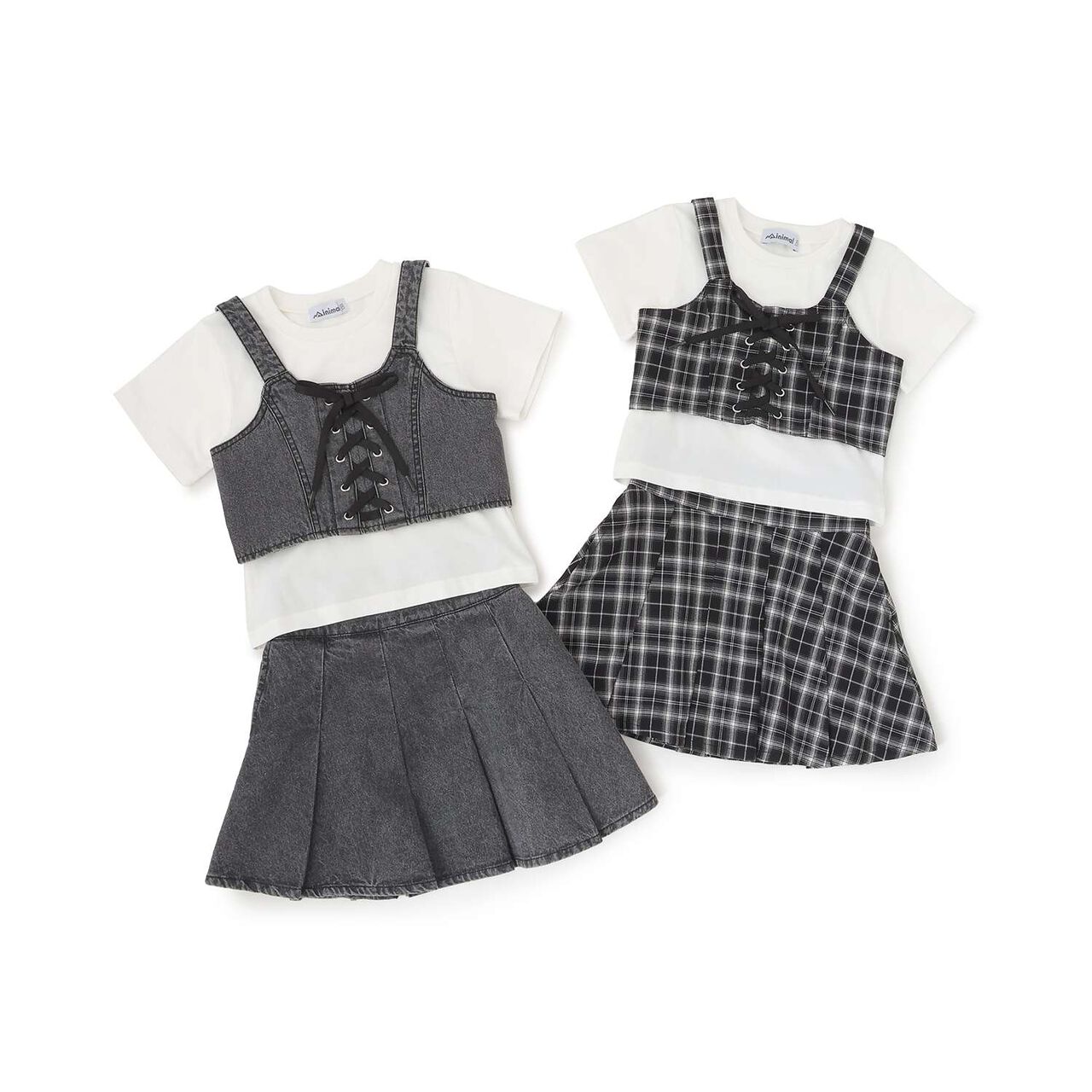 [Ready-to-Wear] Bustier Skirt Outfit Set with Inner Lining,Multi color, large image number 21