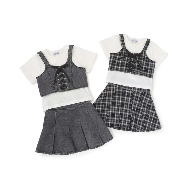 [Ready-to-Wear] Bustier Skirt Outfit Set with Inner Lining,Multi color, medium image number 21