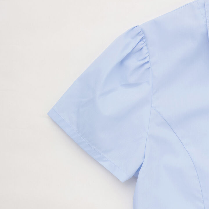 [LTXC] Stylish Short-Sleeve Shirt with Trendy Tie,Off white, medium image number 22