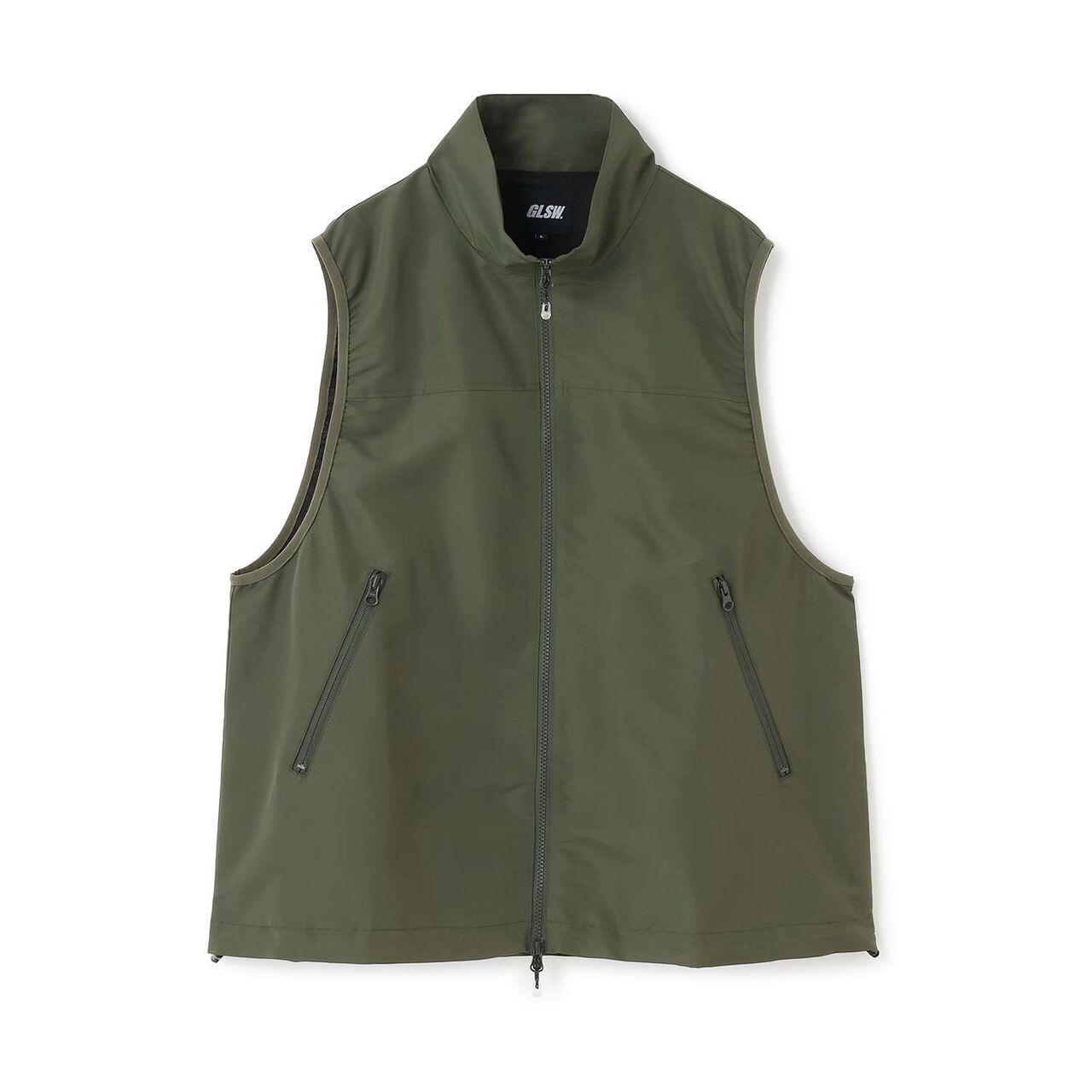 [GLSW.] [Water-Repellent] Zip-Up Vest,Khaki, large image number 0
