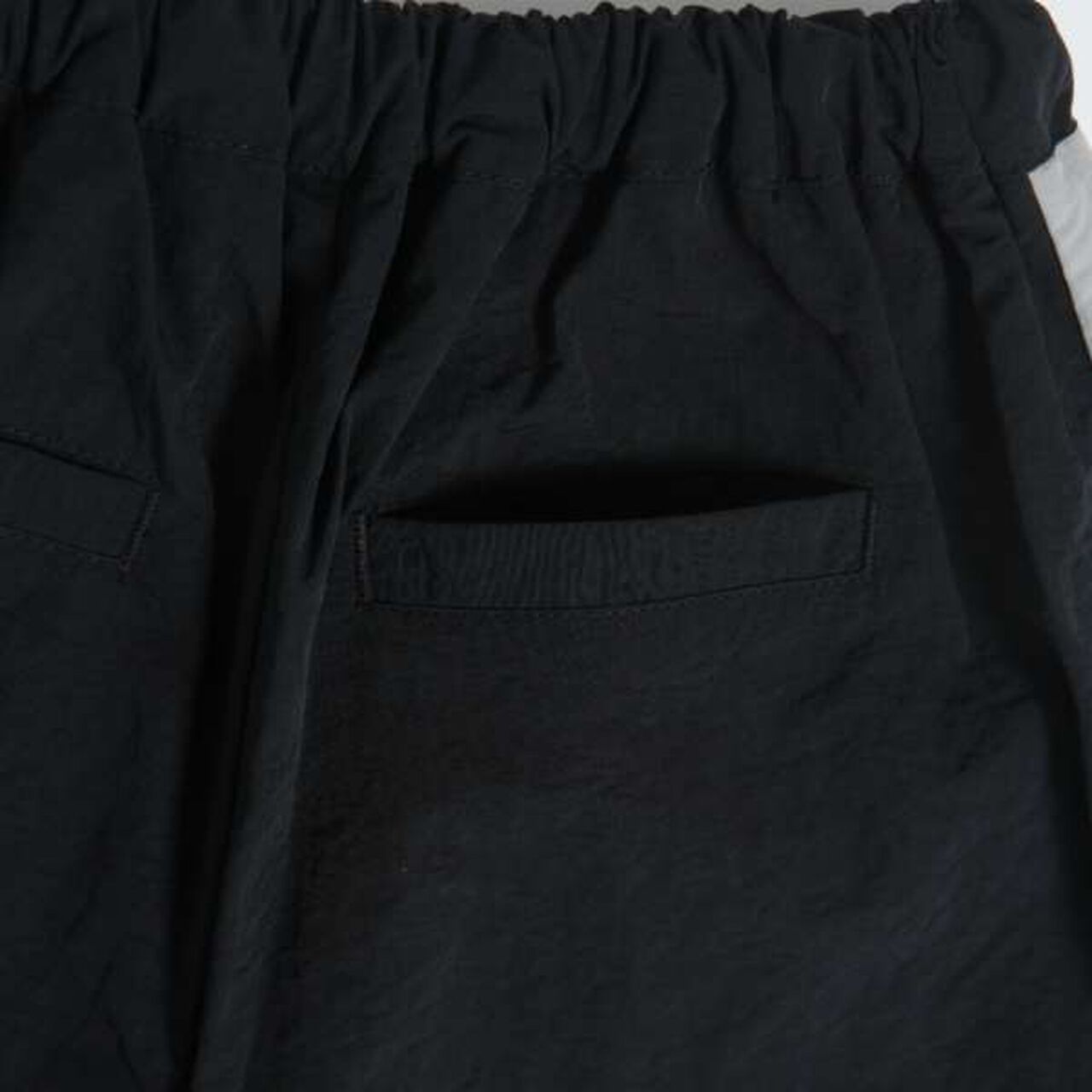 [Set Up Compatible] Striped Nylon Track Pants,Black, large image number 7