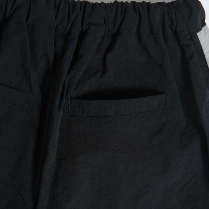 [Set Up Compatible] Striped Nylon Track Pants,Black, medium image number 7