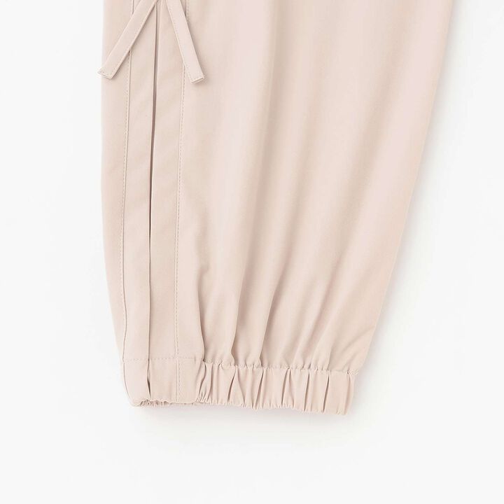 Quick-Dry Side Ribbon Parachute Pants,Black, medium image number 5