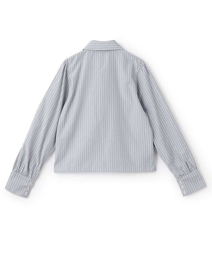 Bow Tie Logo Embroidery Shirt,Off white, medium image number 5