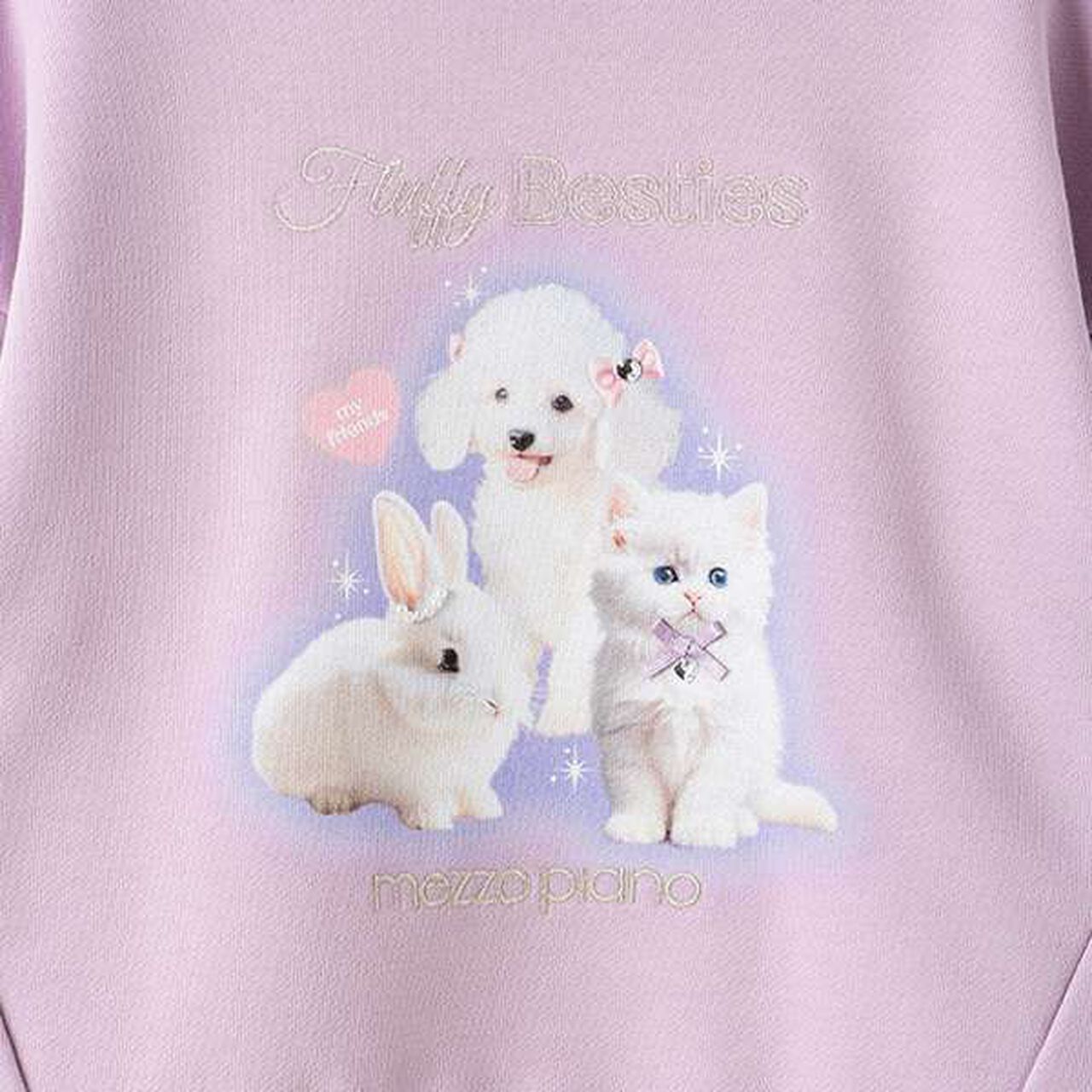 Animal Transfer Sweatshirt,Off white, large image number 3