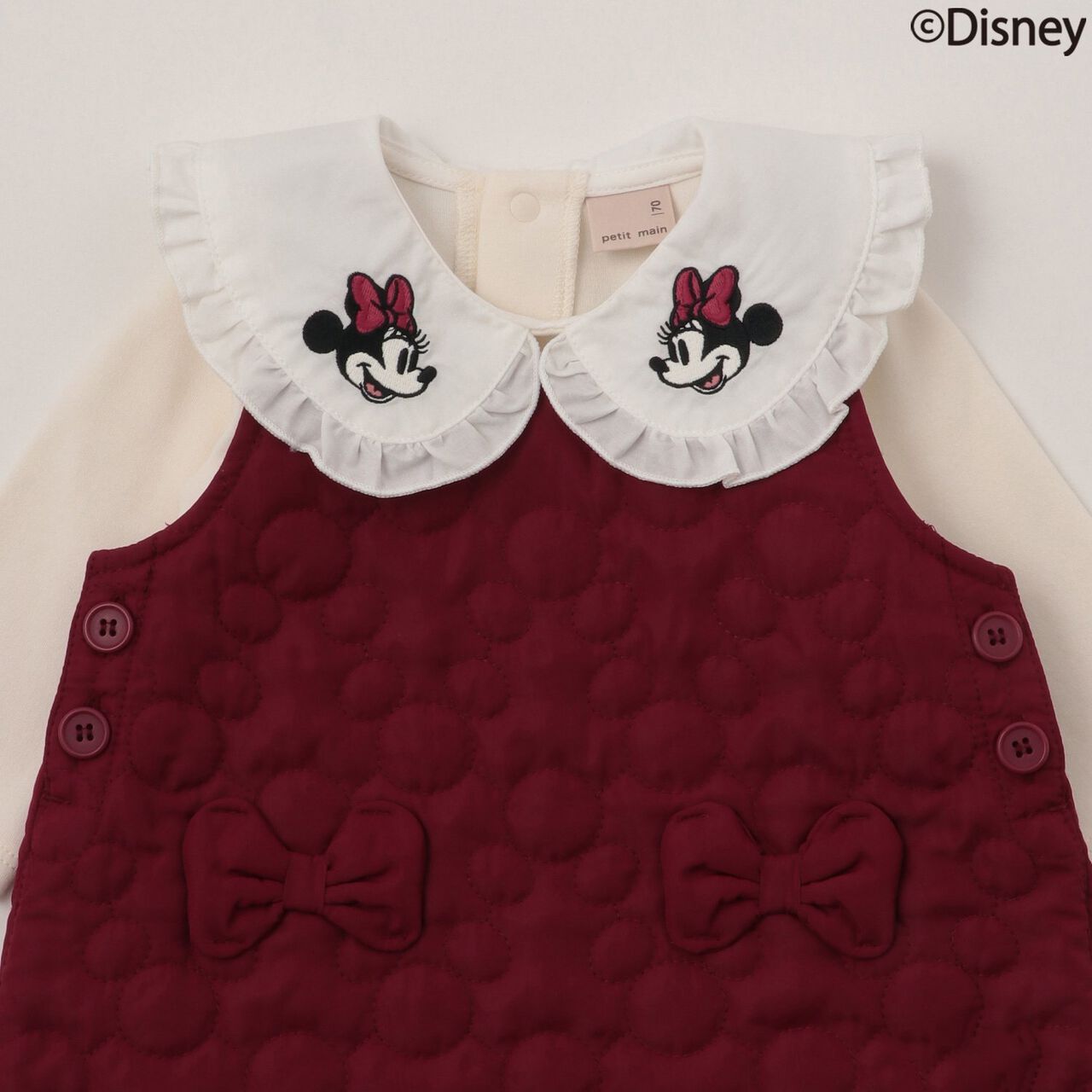 [Disney][Link] Quilted Jumper Skirt Set,Ivory, large image number 6