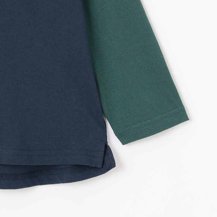 Organic Raglan Long-Sleeve T-Shirt,Cream, medium image number 7