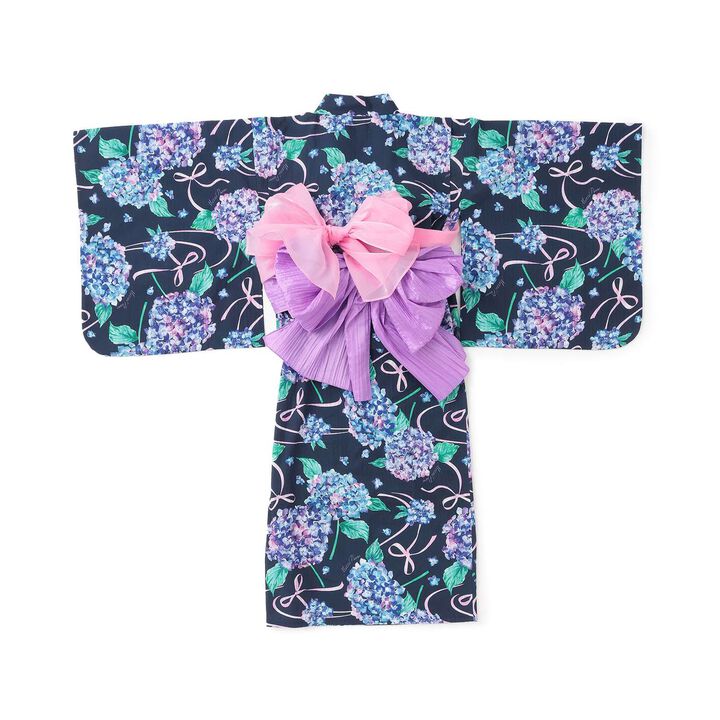 [Cool Touch] Hydrangea Pattern 2WAY Yukata,Navy, medium image number 1
