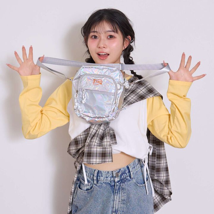 [LTXC] Easy Mesh Pocket Mini Shoulder Bag,, medium