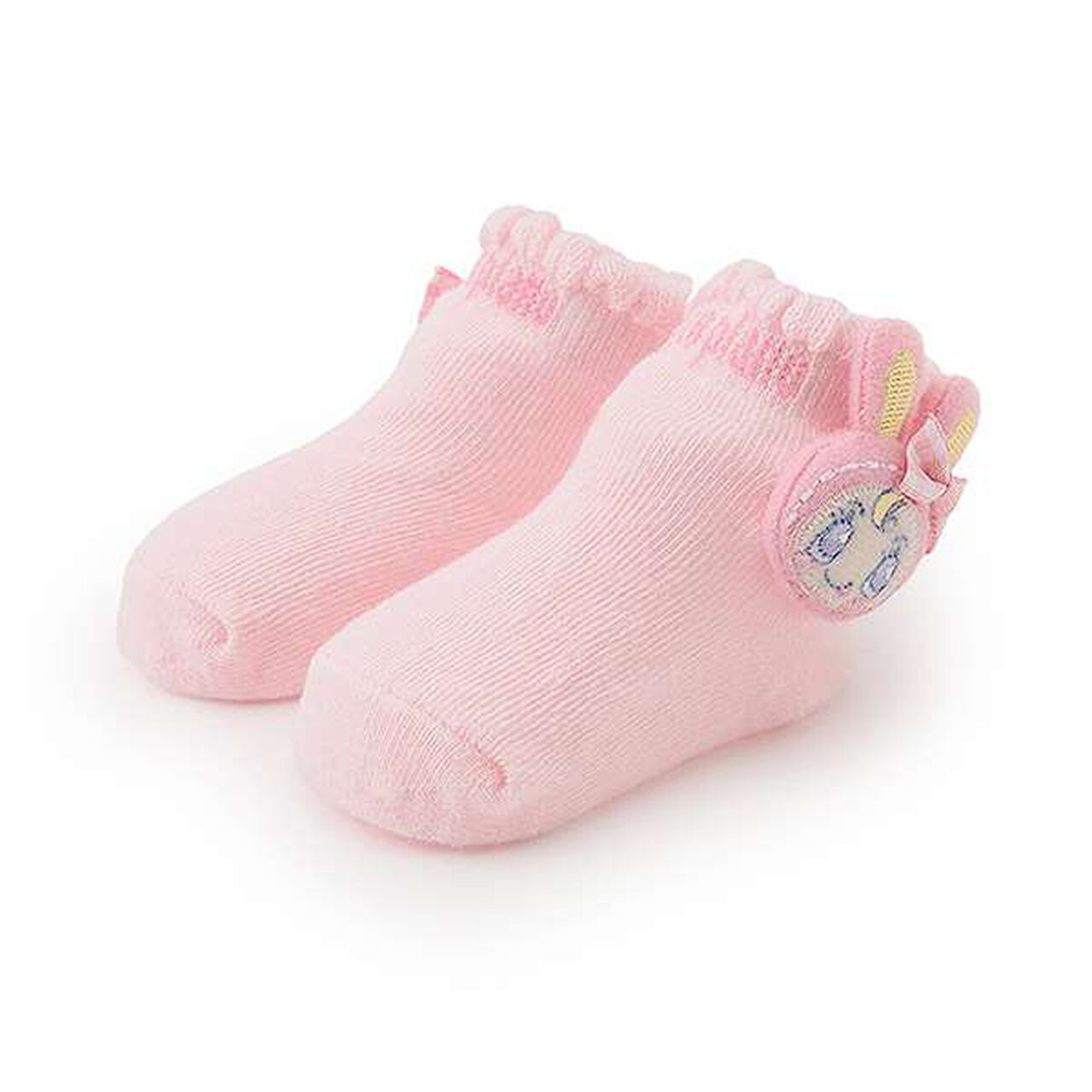 Baby Beret-chan Motif Socks [Made in Japan],Light pink, large image number 0
