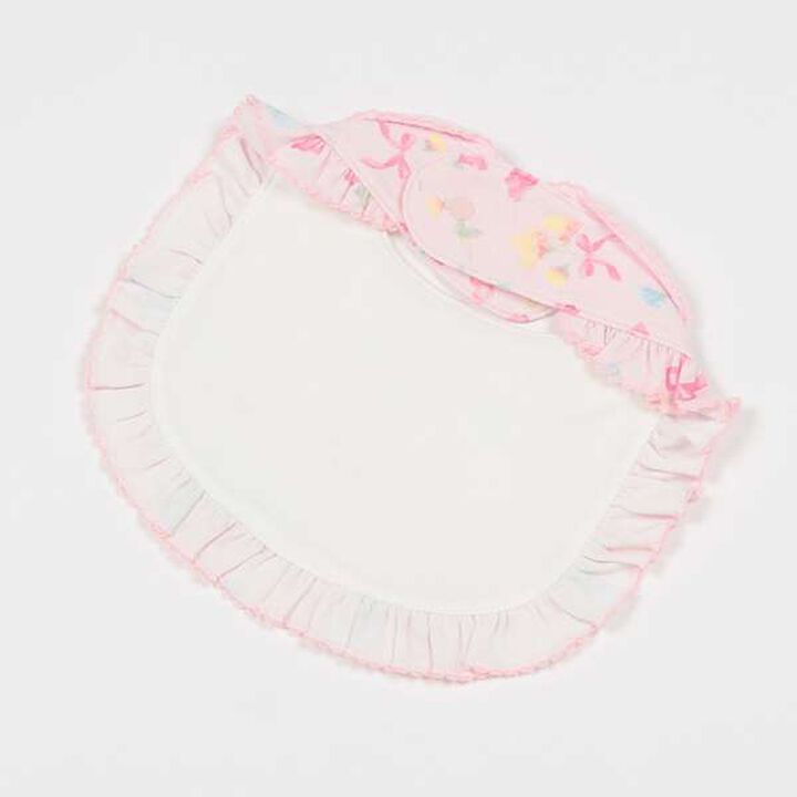 Sweet Pea Collared Bib,Light pink, medium image number 2
