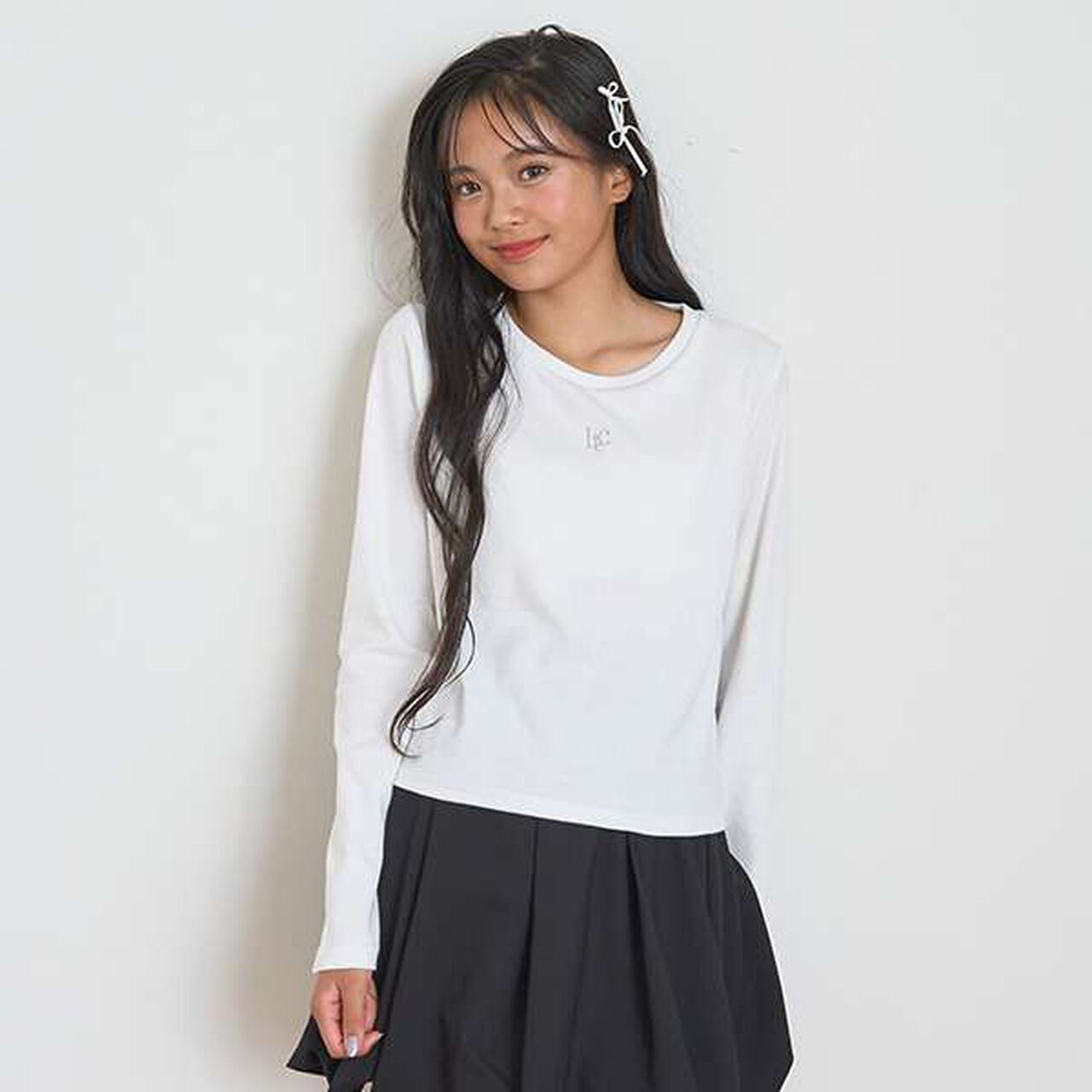 Washable Shaggy Vest Inner Set,Light gray, large image number 12