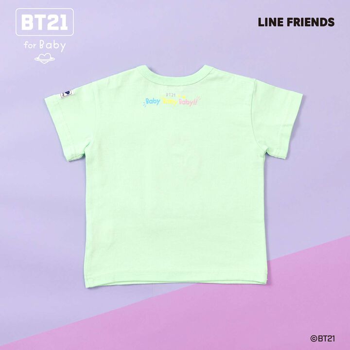 [BT21] Appliqu&eacute; Short Sleeve T-Shirt,Blue, medium image number 13