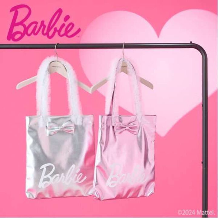 Barbie / Sparkling Tote,Silver, medium image number 12