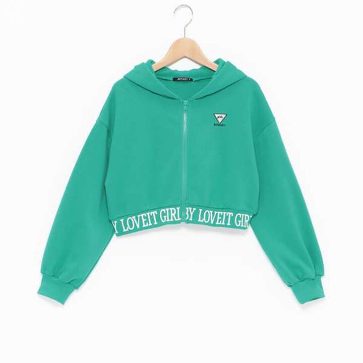 Hem Logo Parka,Emerald green, medium image number 0