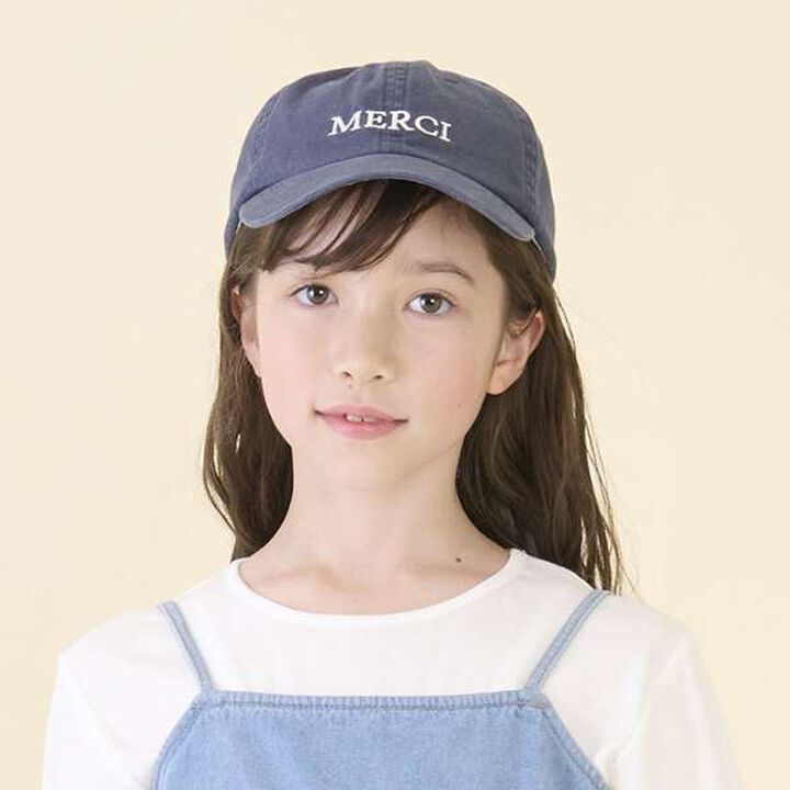 [Link] Logo Embroidery Cap (Junior),Navy, medium image number 0