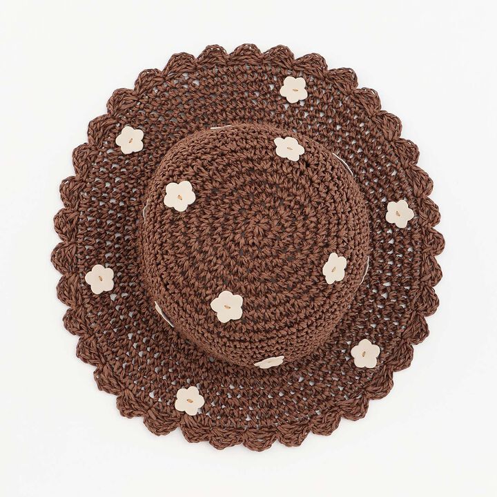 Link Flower Paper Hat,Light beige, medium image number 9