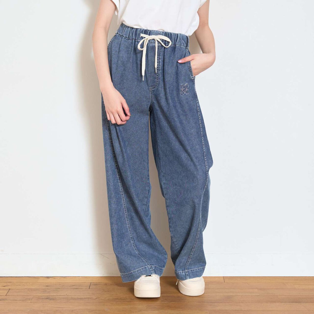 [Cool Touch] Summer-Ready Easy Pull-On Pants,Gray, large image number 6