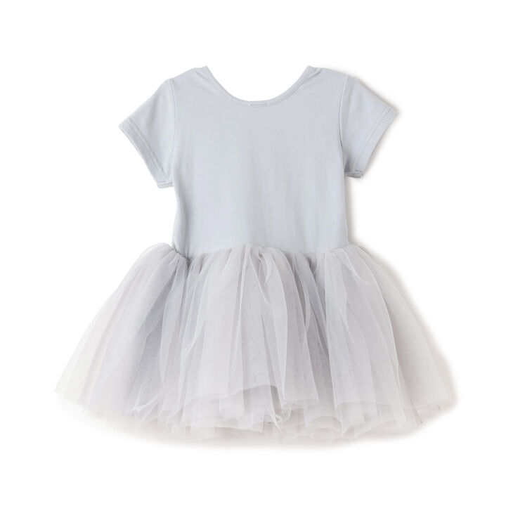 Ballet Tulle One-Piece Dress,Light blue, medium image number 6