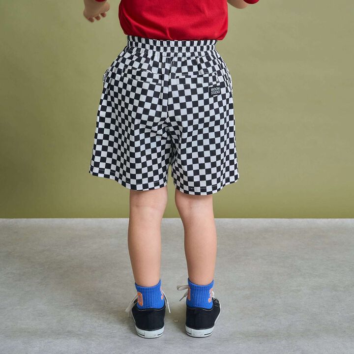 Stretch Easy-Move Assorted All-Over Pattern 4/4 Pants,Off white, medium image number 31