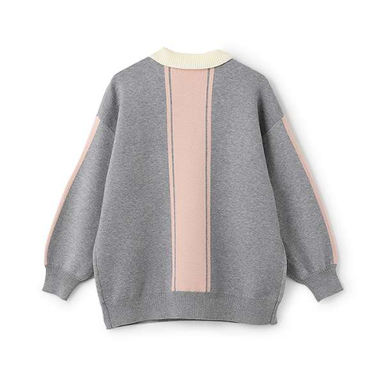 Collared Soccer Knitwear,Moderate green, large image number 1