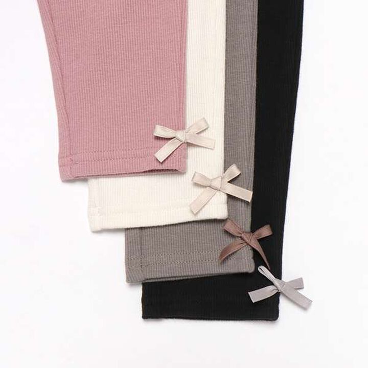 10-Length Girls' Leggings,Pearl white, medium image number 18