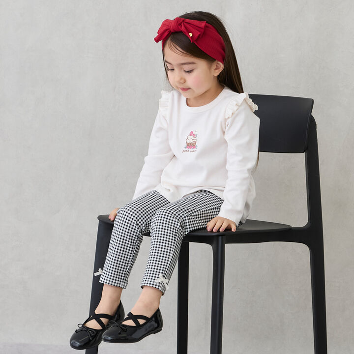 [Affordable] GIRLS 10-length Leggings,Black, medium image number 6