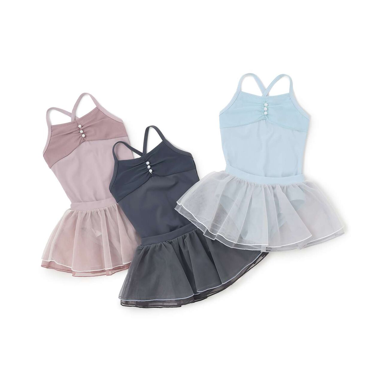 Ballet Tulle Leotard Set,Lavender, large image number 21