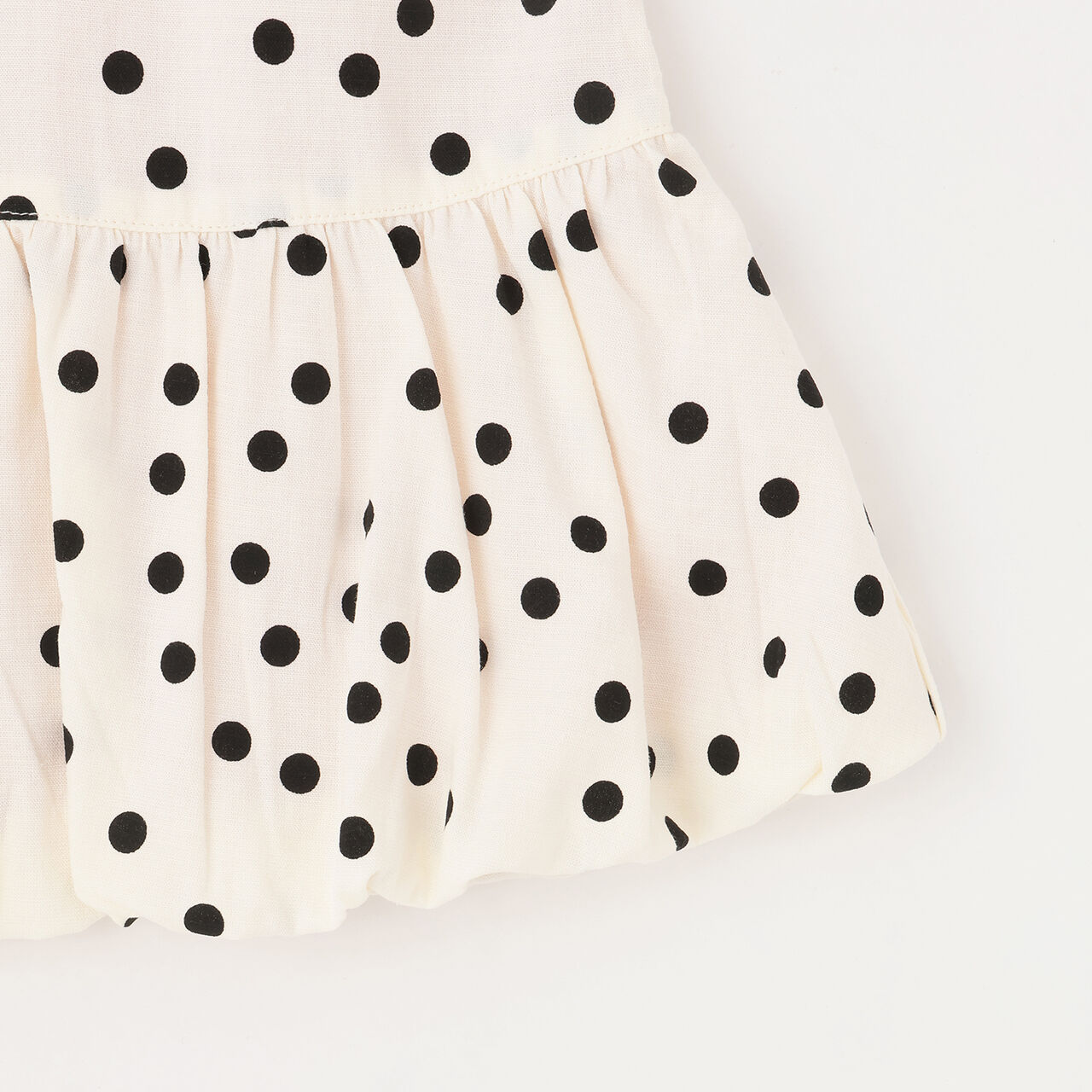 Dot Balloon Tunic,Pearl white, large image number 4