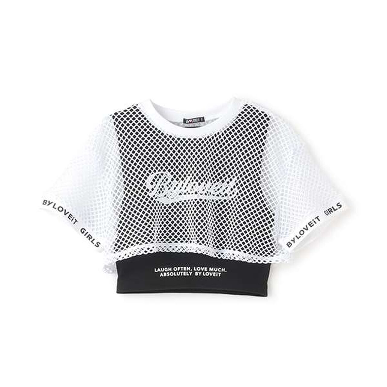 Mesh T Tank Set,Off white, large image number 0