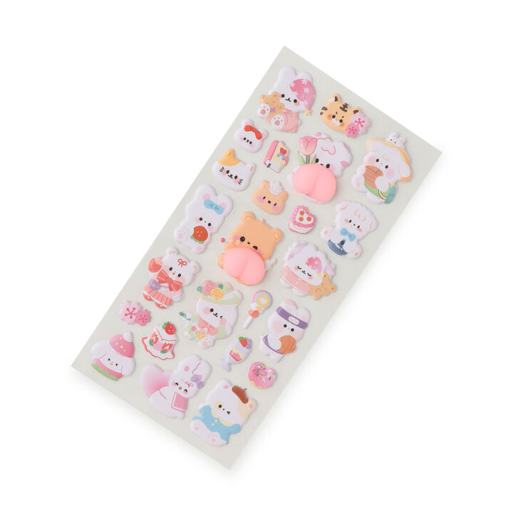 Animal Tail Stickers,Peach, medium image number 0