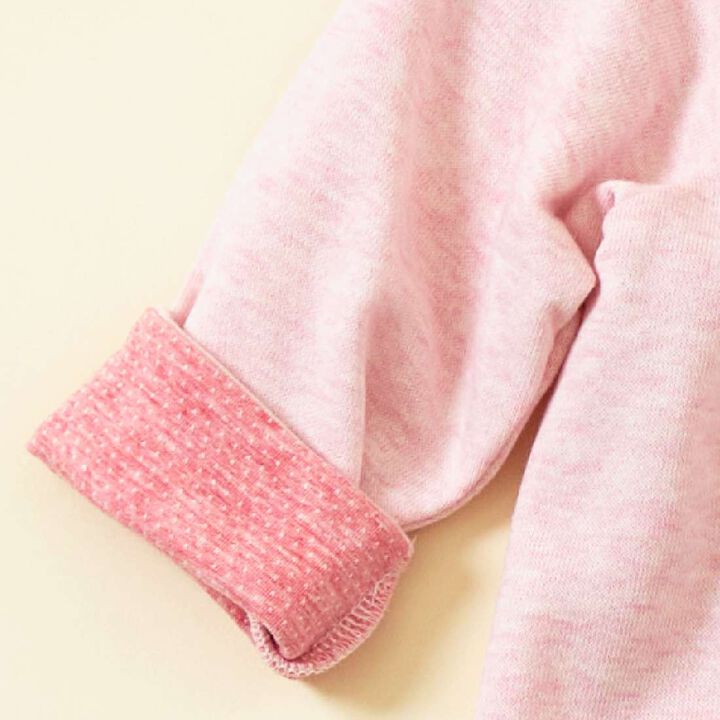 KP Boa Rabbit Motif Coverall,Light pink, medium image number 3