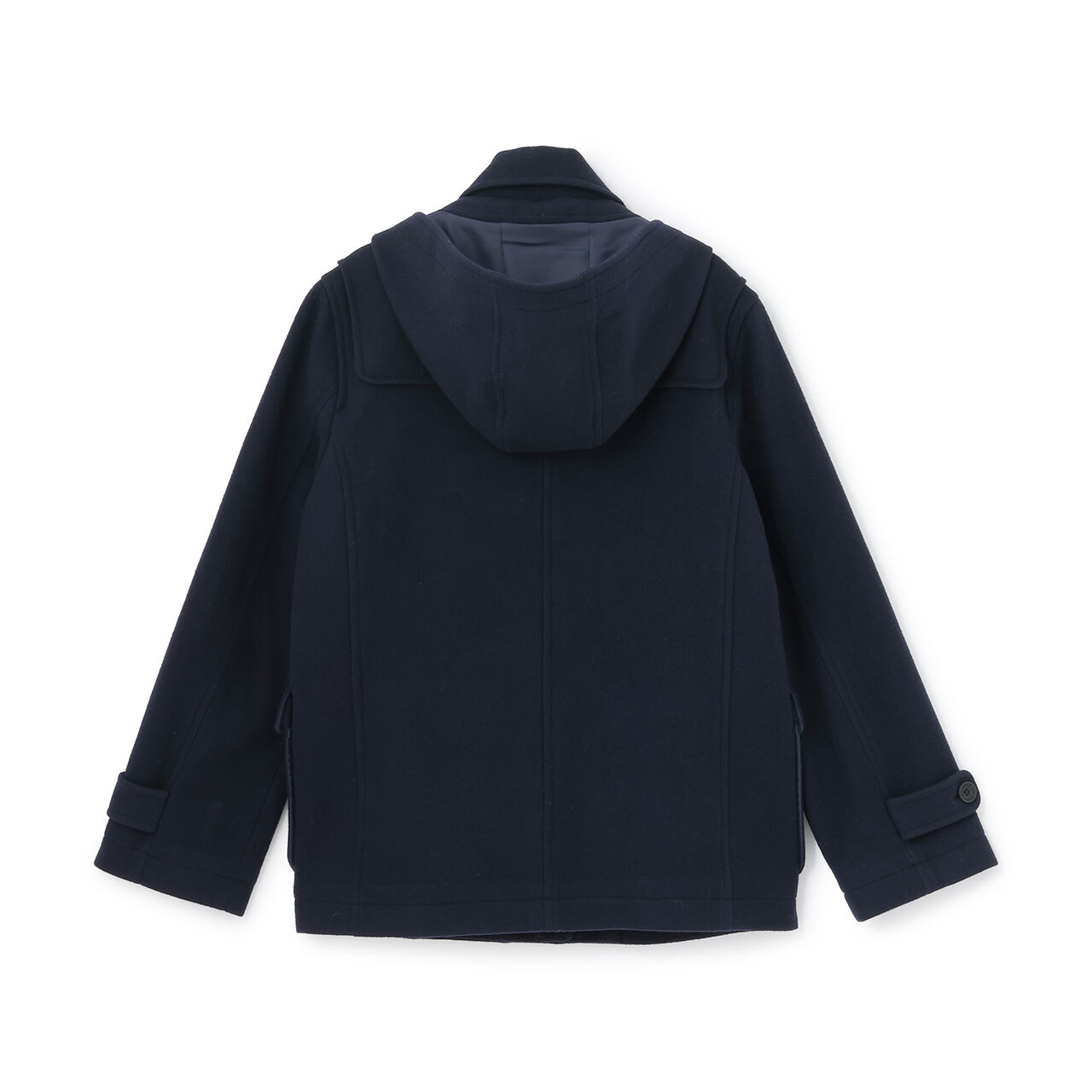 [Lightweight Quilted Lining] Mid-Length Duffle Coat,Navy, large image number 6