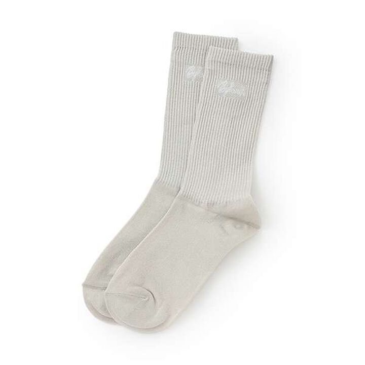 Lame Crew Socks,Beige, medium image number 0